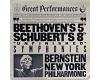 Beethoven / Schubert - Bernstein, New York Philharmonic – Beethoven's 5th / Schubert's 8th &quot;Unfinished&quot; Symphonies (vinyl)